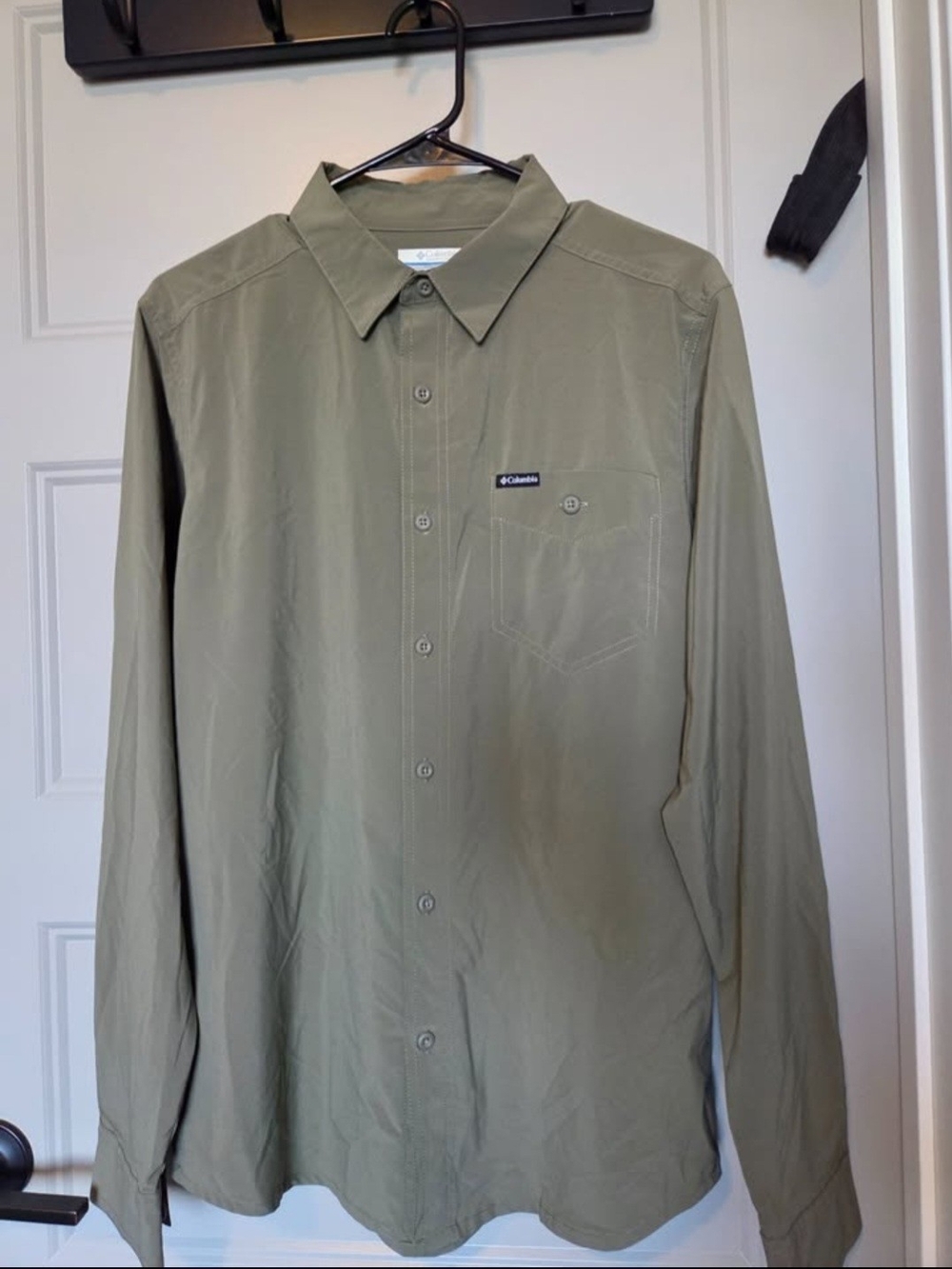 Columbia Men's Fir RidgeTM Solid Long-Sleeve Shirts - Green